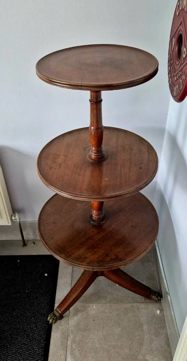 Mahogany Dumbwaiter - Image 3