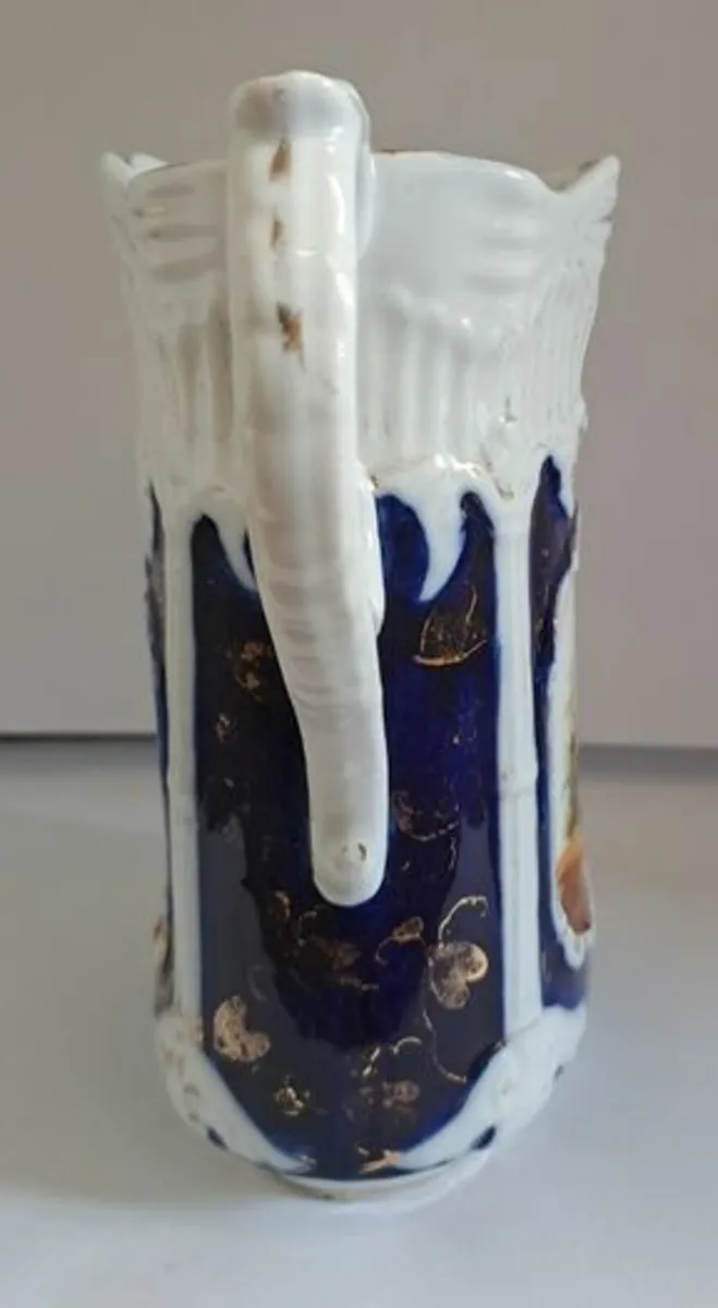 Vintage cobalt blue pitcher - Image 3