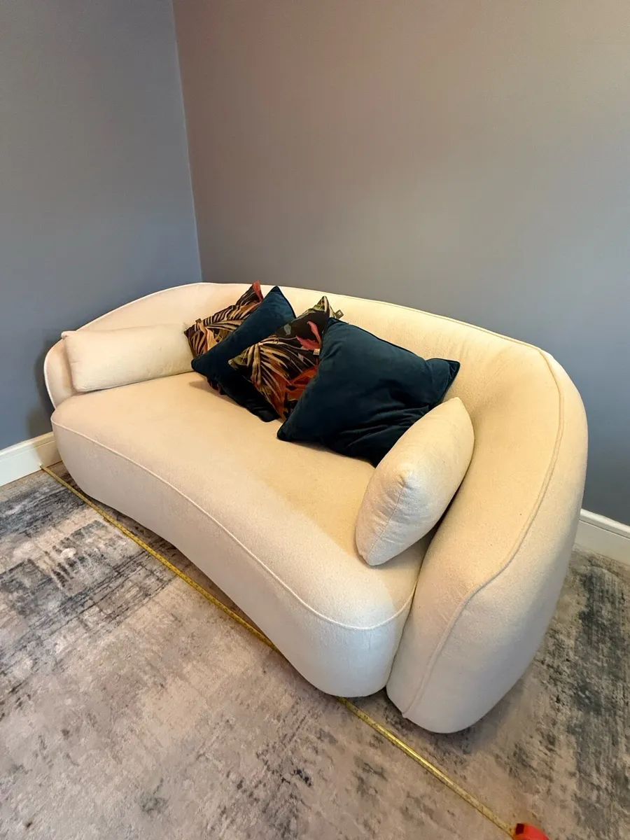 White Washable Sofa - Image 4