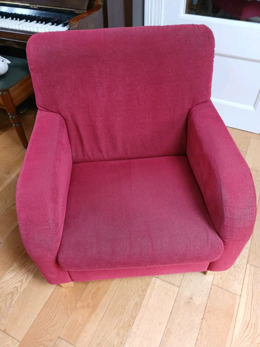 Raspberry Armchair - Image 3