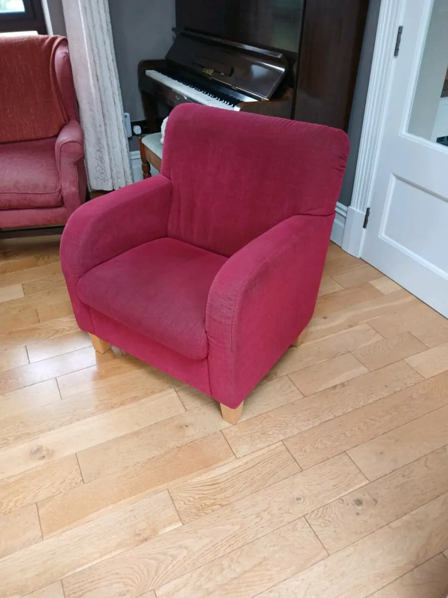Raspberry Armchair - Image 1