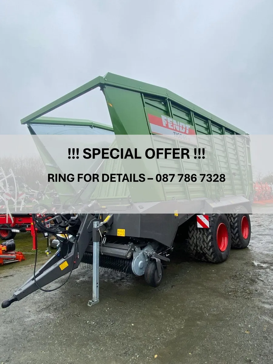 !!! SPECIAL PRICE OFFER !!!  New Fendt TIGO 65 XR - Image 1