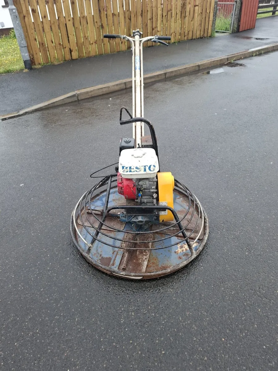 Besto 36” petrol powerfloat Honda engine and pan - Image 2