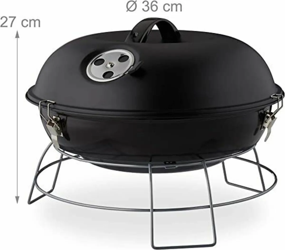 Barbecue Kettle  with Lid Portable - Image 3