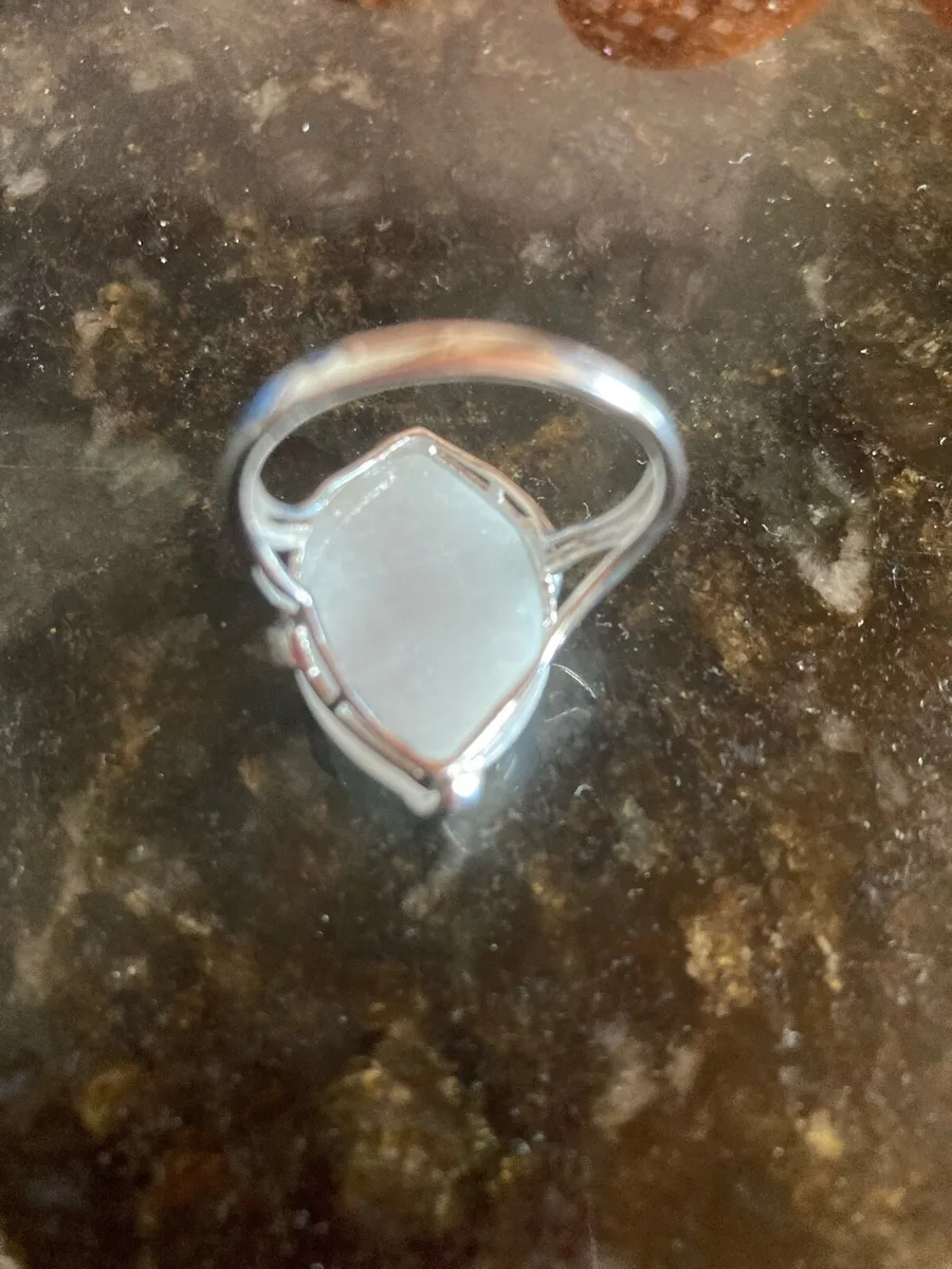Quarts and Marcasite silver ring - Image 3