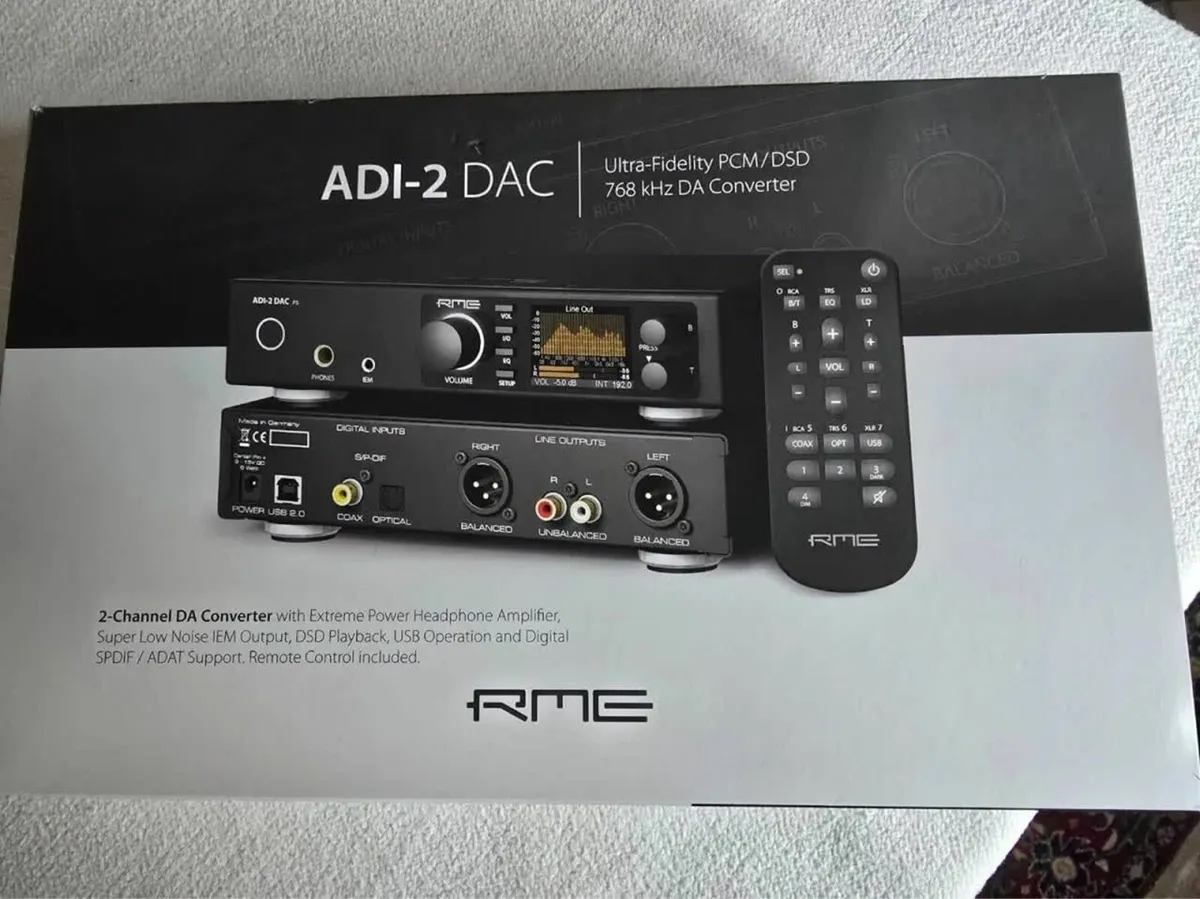 RME ADI-2 DAC FS – Hi-end DAC, PCM/DSD 768 kHz - Image 1