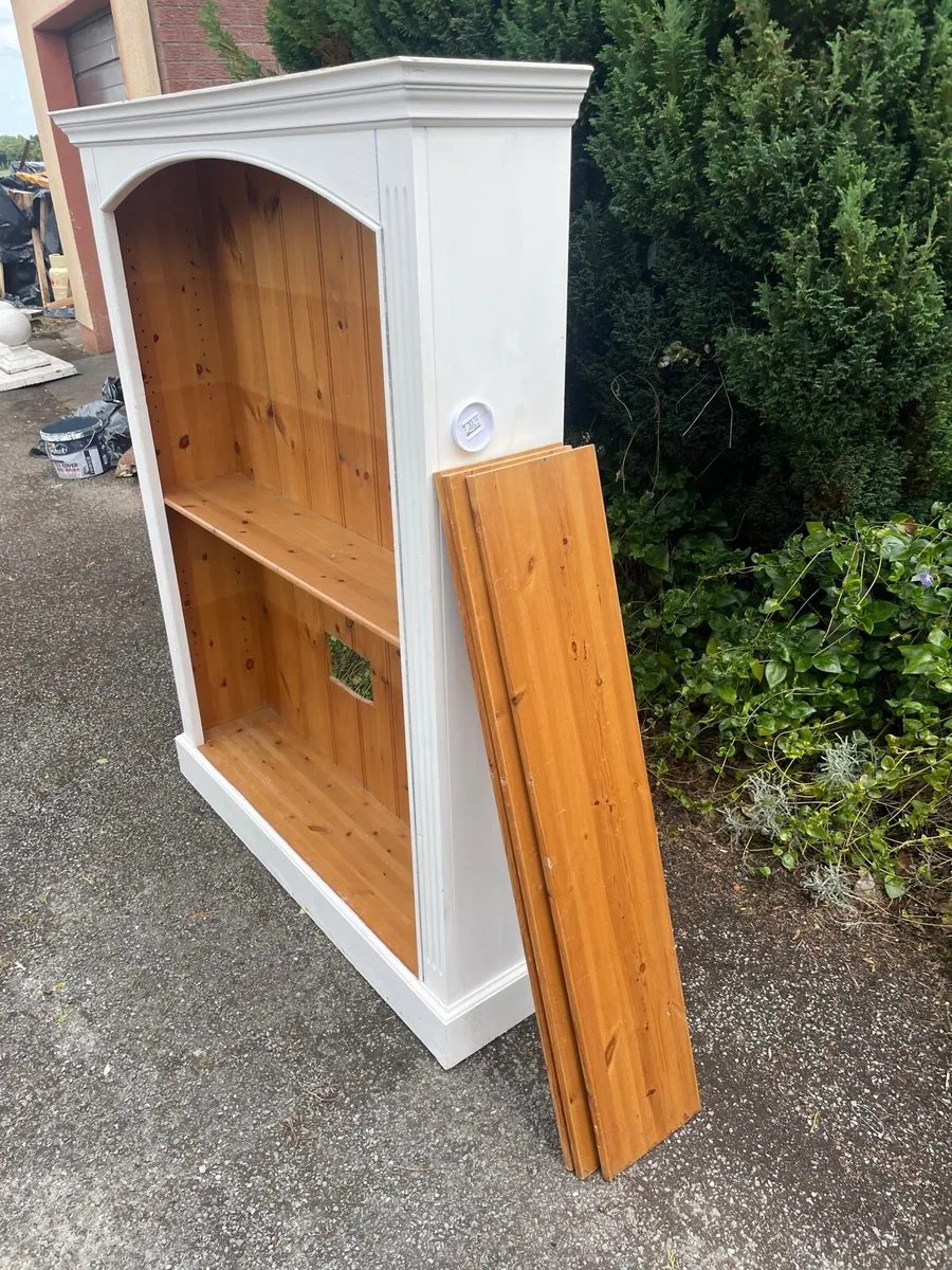 Large wooden book shelf - Image 4