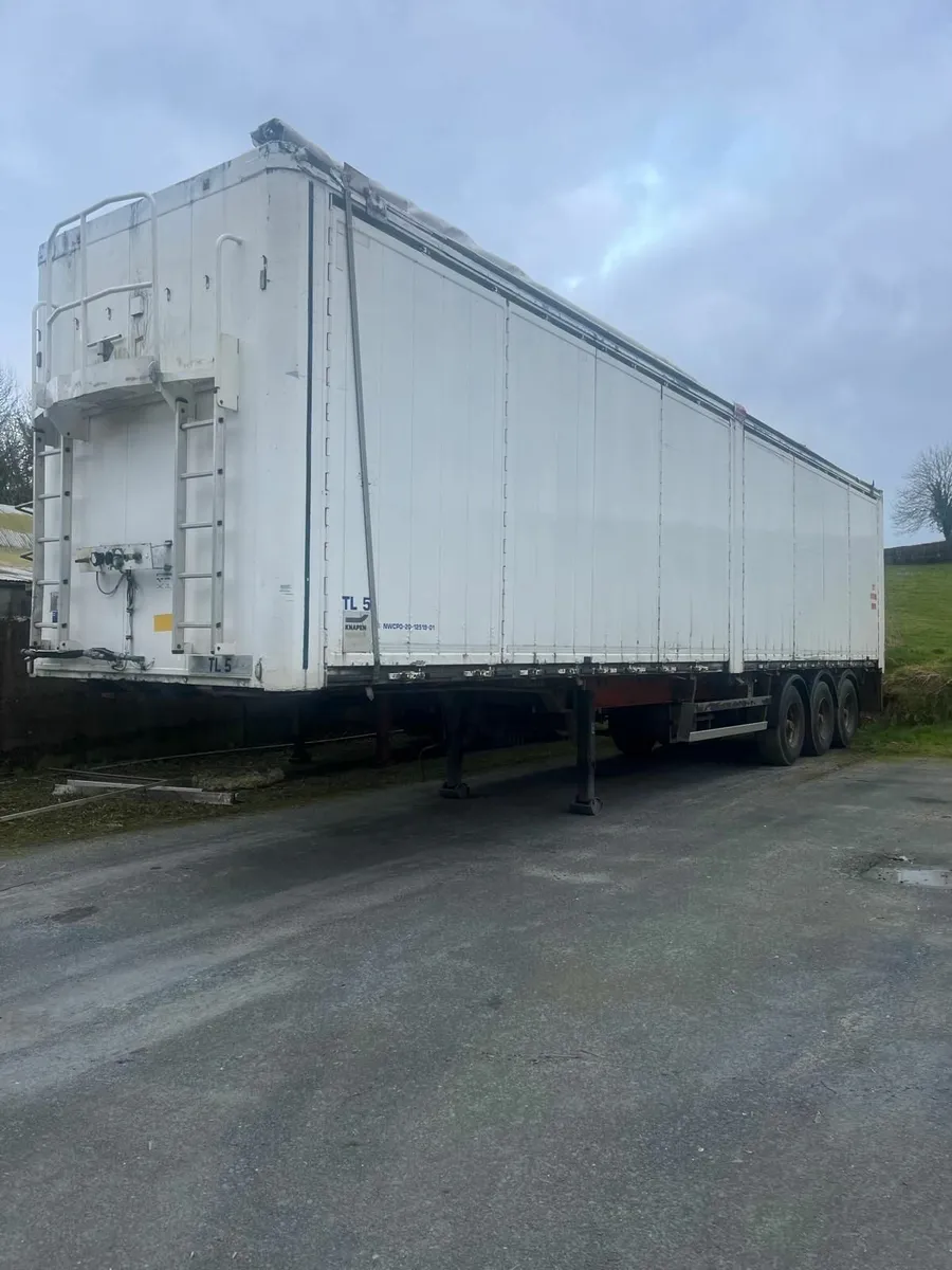 2005 Knapen Walking Floor Trailer  BPW Drum Brakes - Image 1