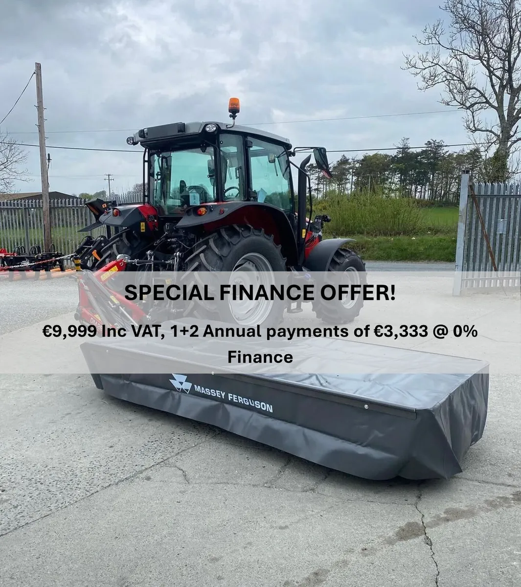 New MF  DM 287 &  DM 246 Mowers - €9,999 Inc VAT - Image 1