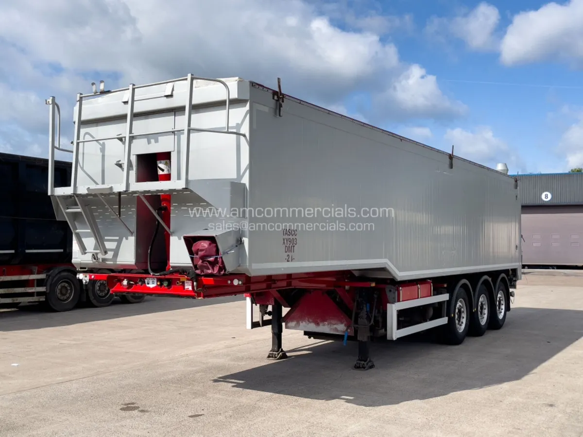 2015 PRIDEN TRIAXLE BLOWING TIPPING TRAILER - Image 4