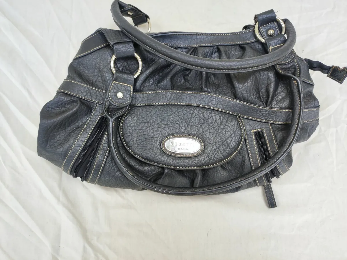 Classic Rosetti Black Shoulder Bag - Image 1