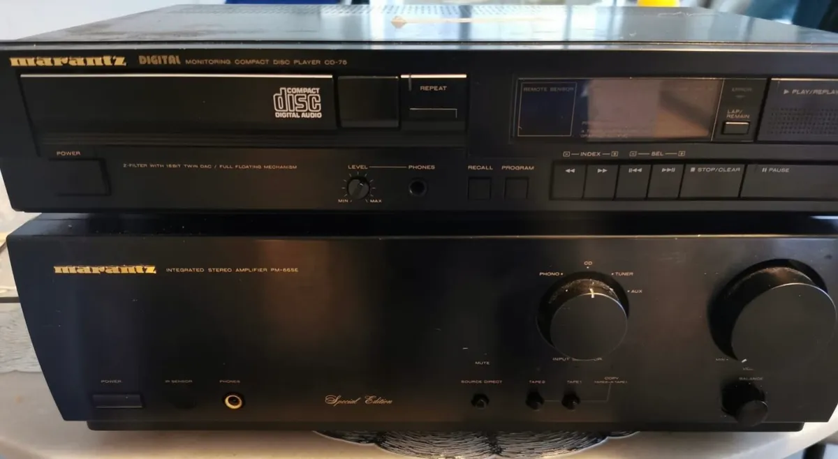 Marantz Amplifier + Matching CD Player - Image 2