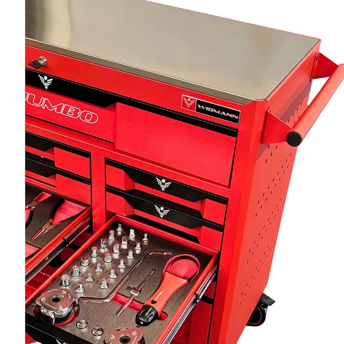 Extra wide tool box chest trolley benc with tools - Image 2