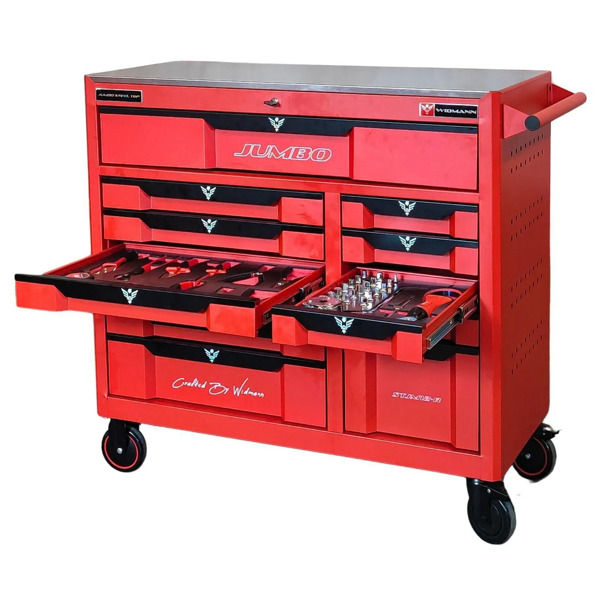 Extra wide tool box chest trolley benc with tools - Image 4
