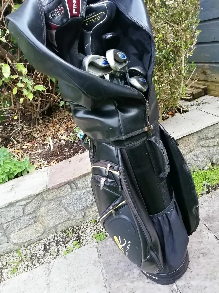 CALLAWAY Golf clubs, POWAKADDY Bag and manual cart - Image 1