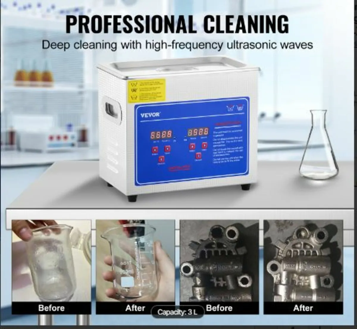 3L Ultrasonic Cleaner Machine - Image 4