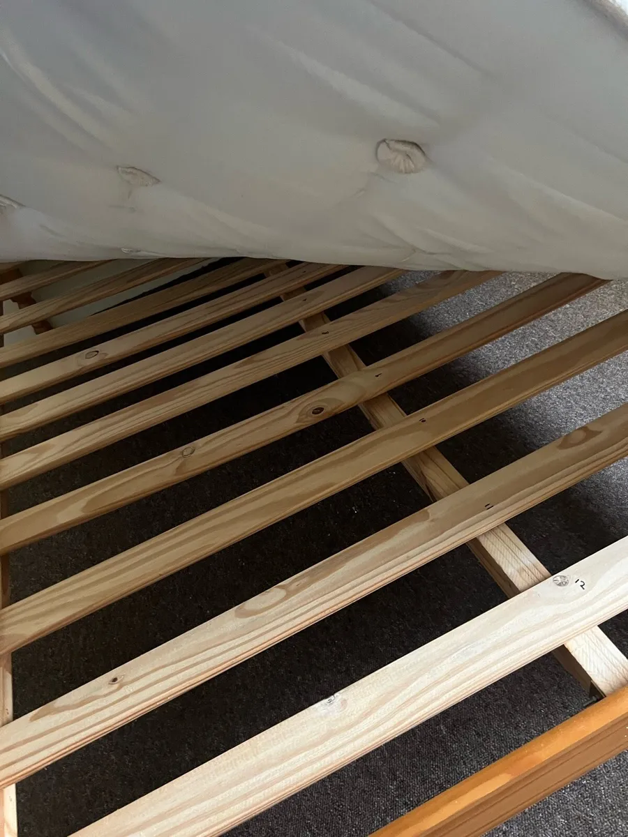 Free double bed with mattress - Image 3