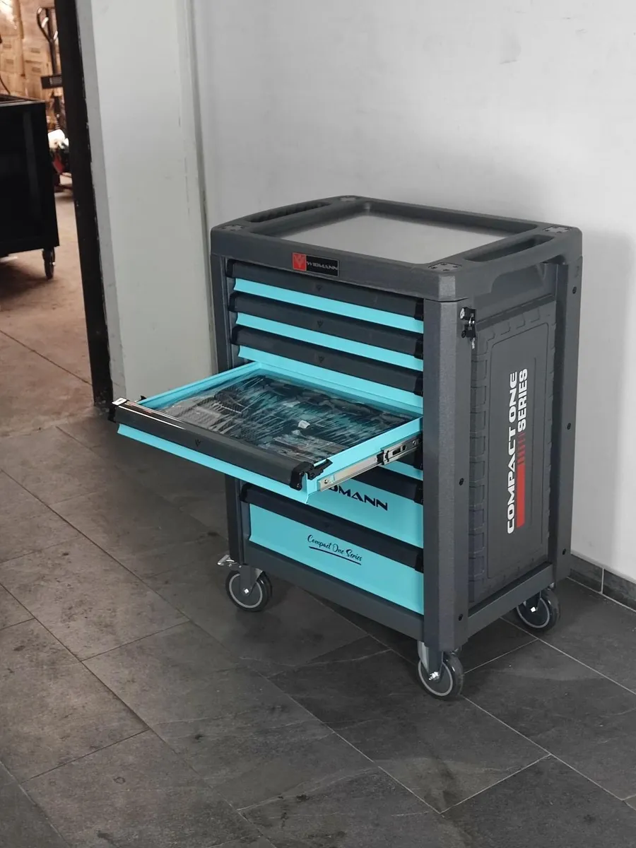 Tool box chest trolley cabinet bench with tools - Image 2