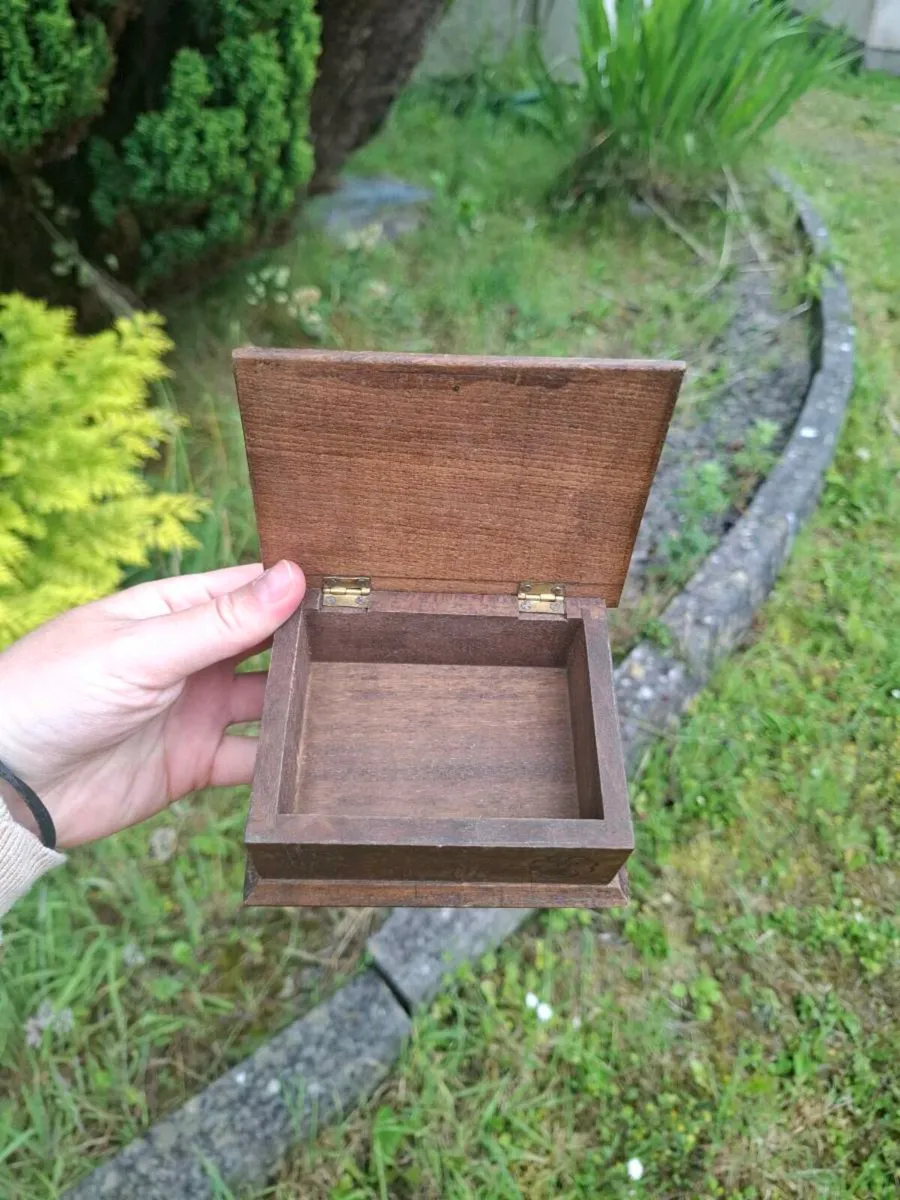 By post only lovely wood box - Image 2