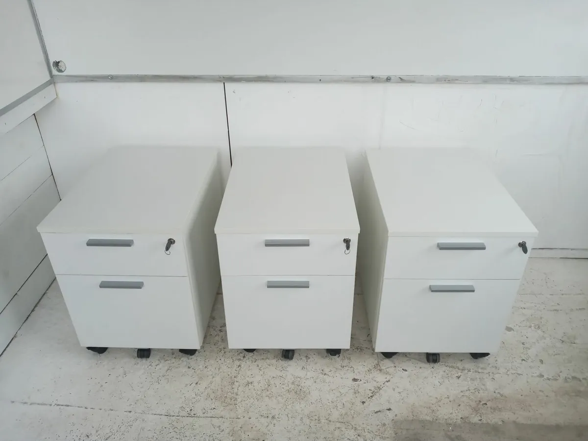 Delivery - 8 x Pedestals of Drawers with Locks - Image 4