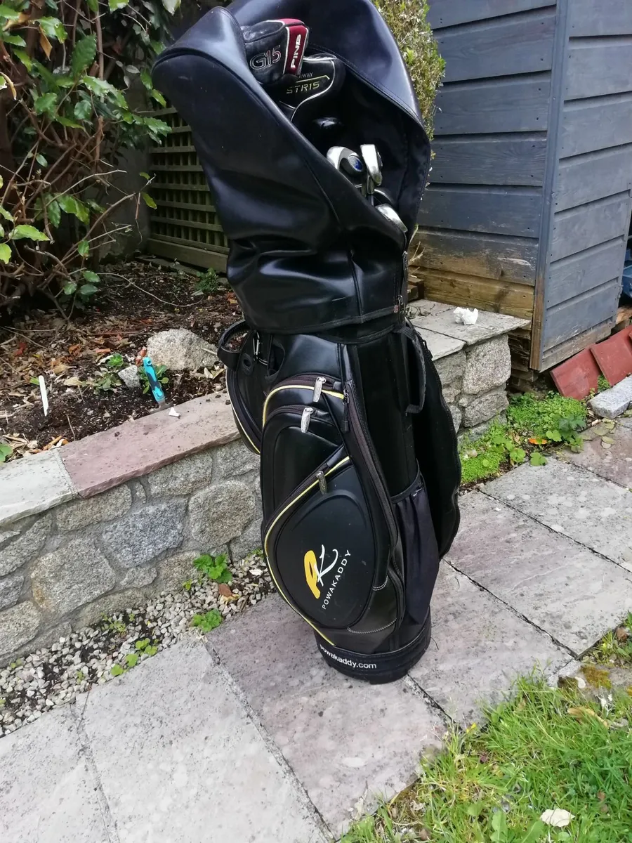 CALLAWAY Golf clubs, POWAKADDY Bag and manual cart - Image 3