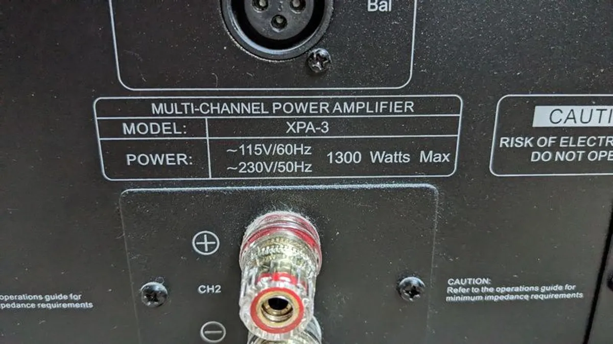 Emotiva XPA-3 Power Amp - Image 2