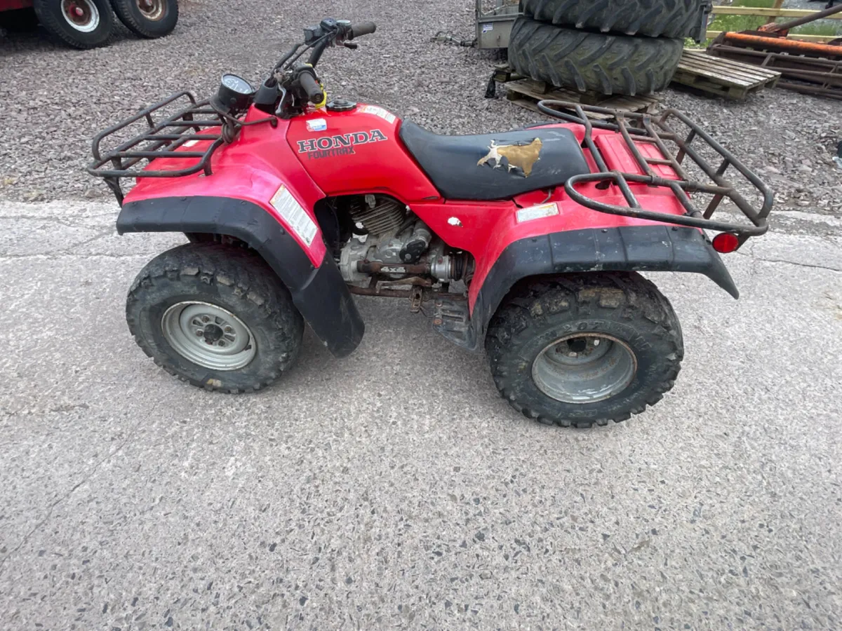 Honda fourtrax 300 4x4 farm quad - Image 2
