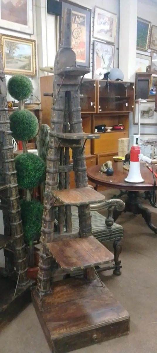 Bespoke Made Rustic Wood And Copper Stands - Image 1