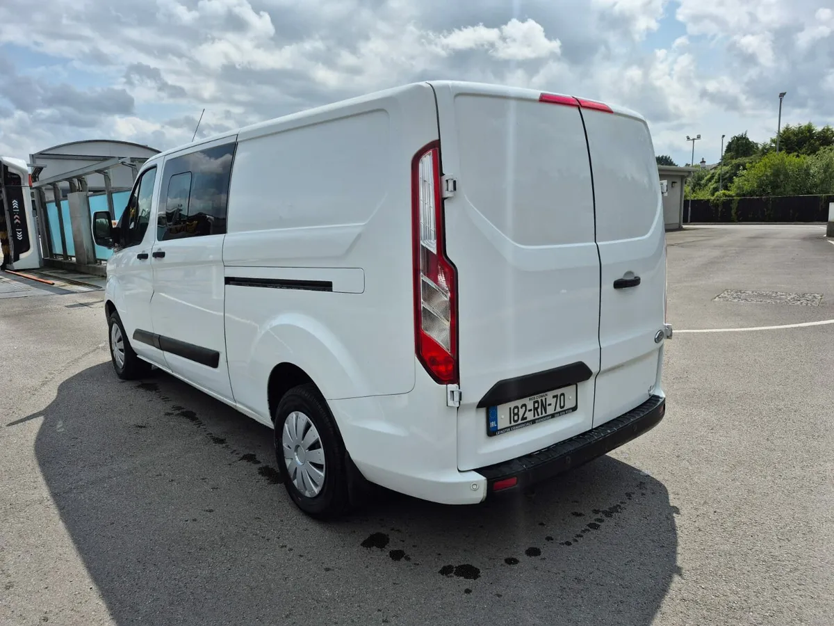 2018 Ford Transit Custom Lwb Crewcab no Vat - Image 4