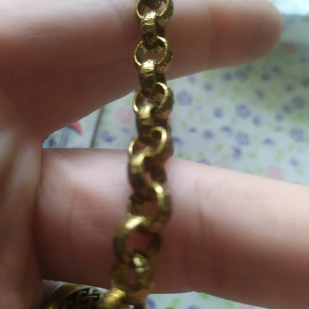Vintage belcher chain.  Mony condition - Image 1