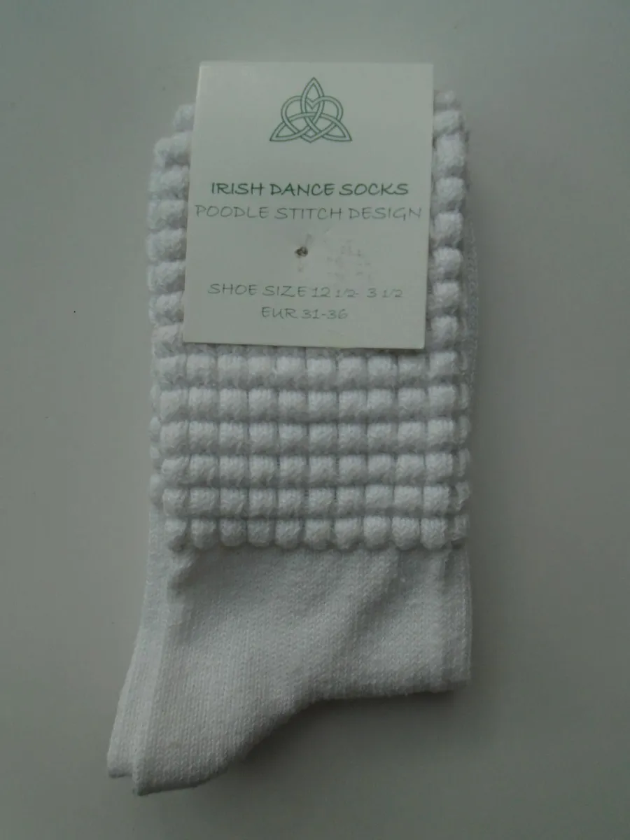 Irish Dance socks, Poodle socks, - Image 4