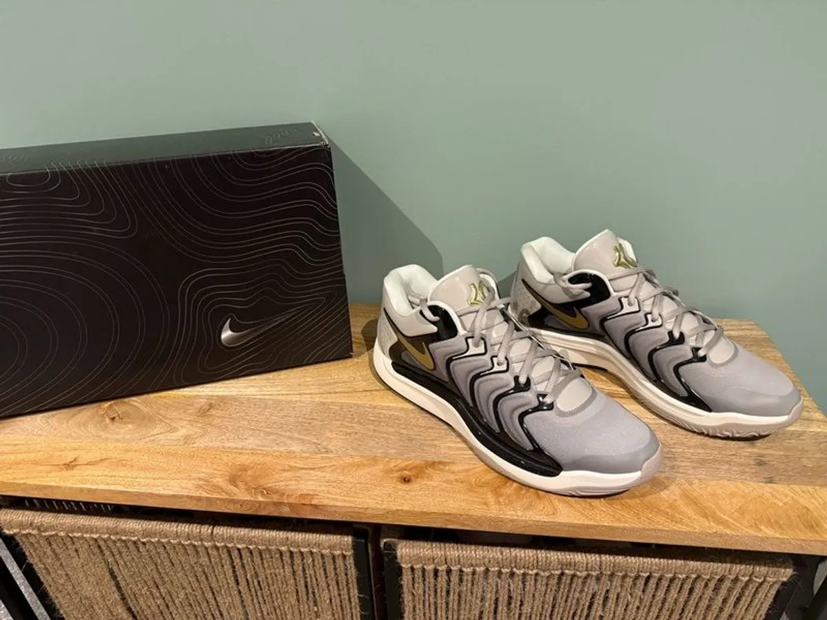 Nike KD 17 Light Iron Ore Metallic Gold - Image 1