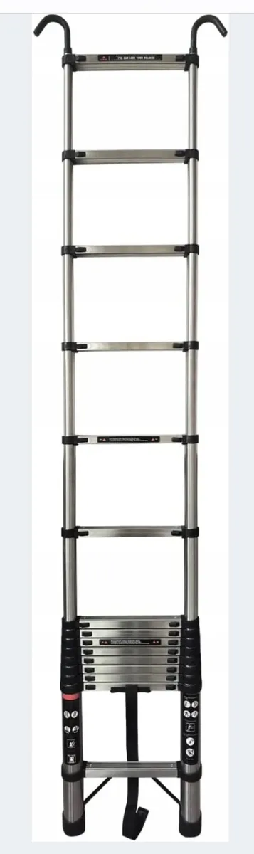 4.4M telescopic ladders with hooks - Image 3
