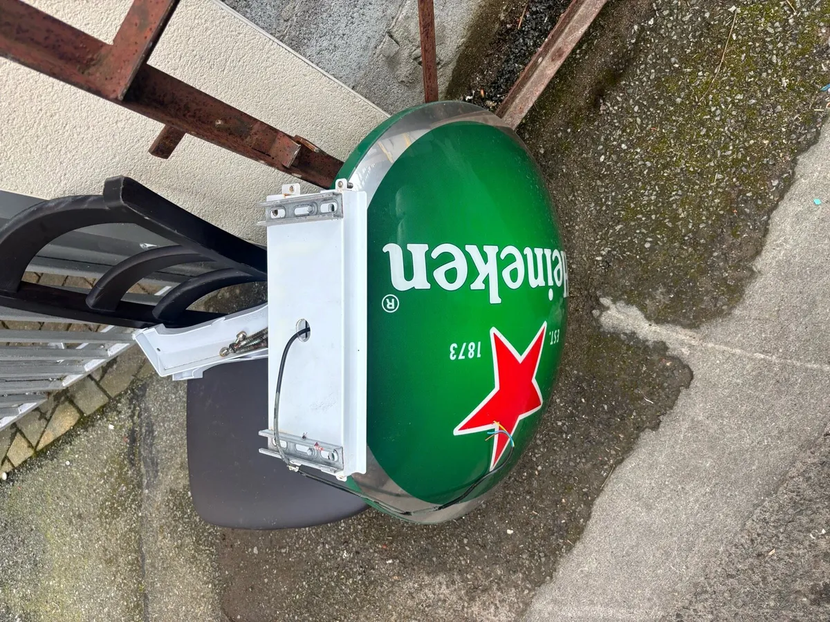 Heineken sign light up - Image 2