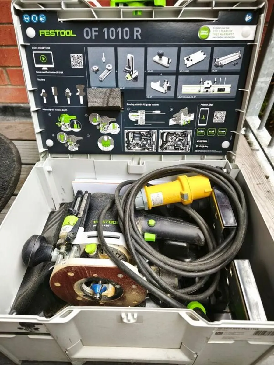 Festool 1/4 router Of 1010 R with transformer - Image 3