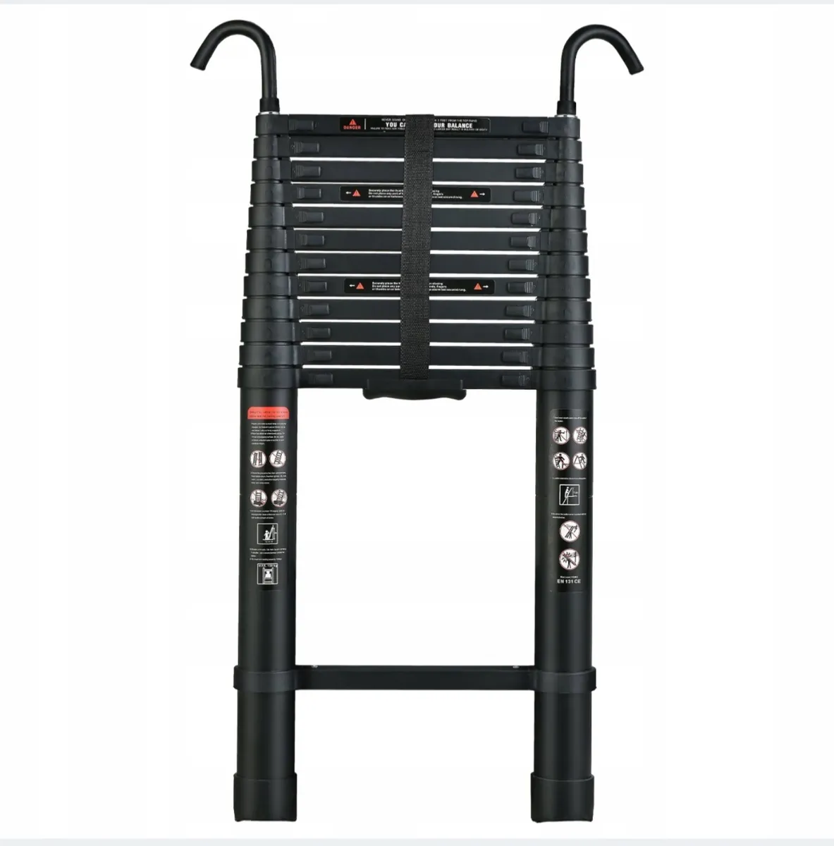 5m telescopic ladders with hooks - Image 4