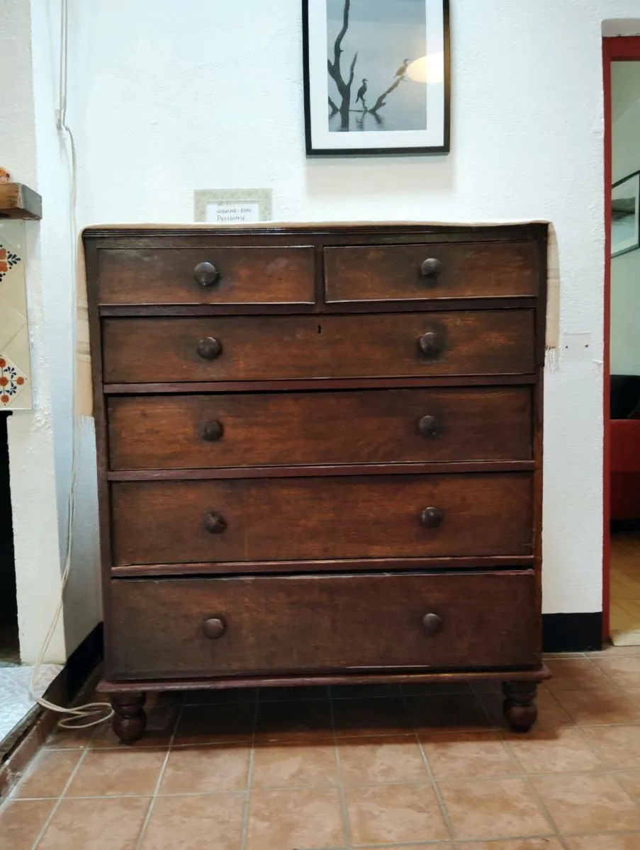 Big wooden chest of drawers - Image 1