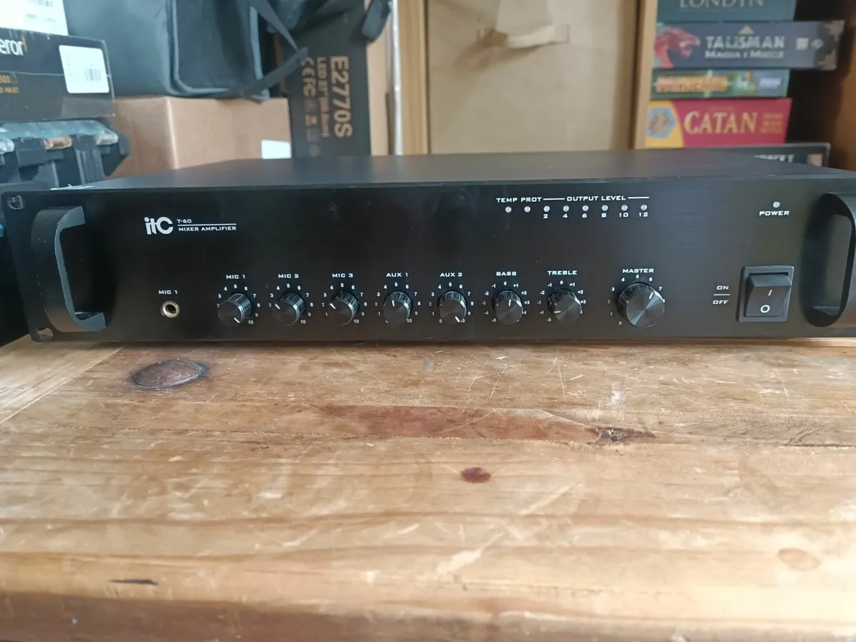 ITC T-60 Mixer Amplifier (Phone Jack & MIC Input) - Image 1