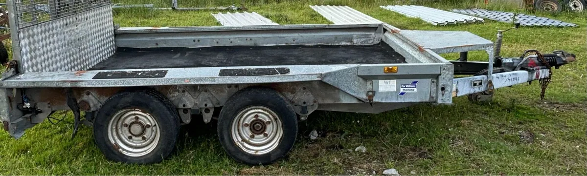 Ifor Williams plant trailer - Image 1