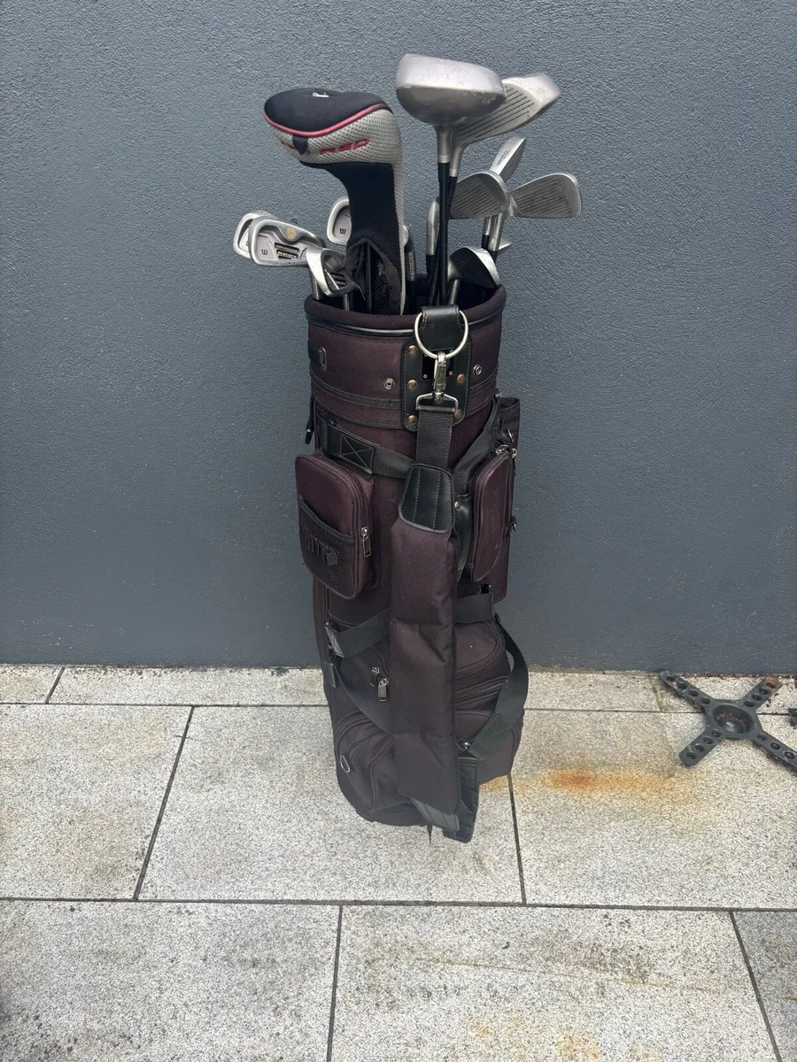 Wilson Matrix Regular Shaft Golf Clubs w Golf Bag - Image 2