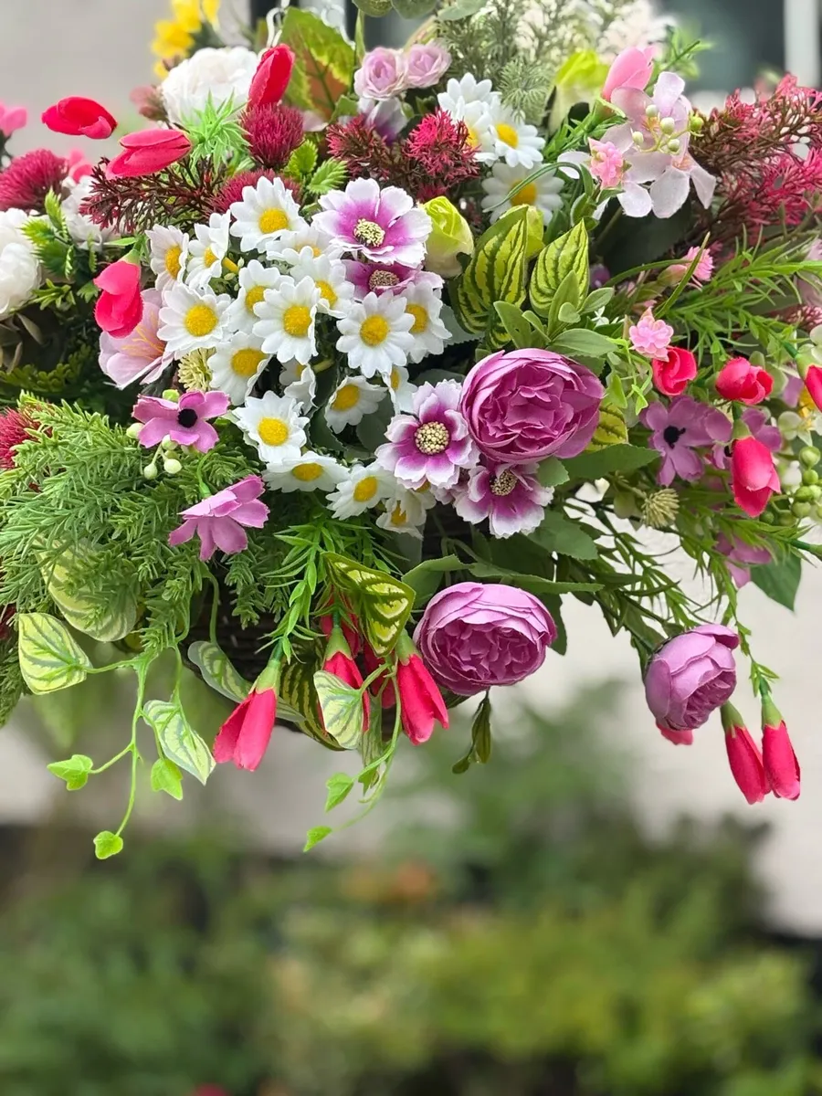 Artificial hanging baskets - Image 2