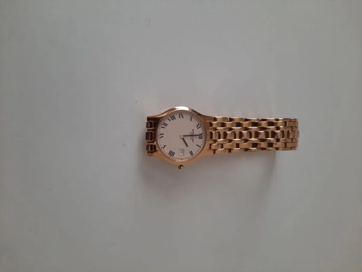 Gents Gold  Raymond Weil Toccata Watch - Image 4