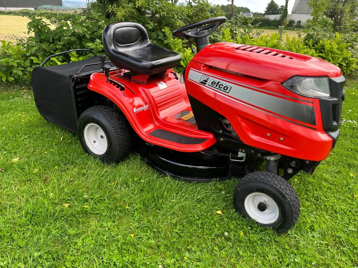 Efco petrol ride on mower - Image 2