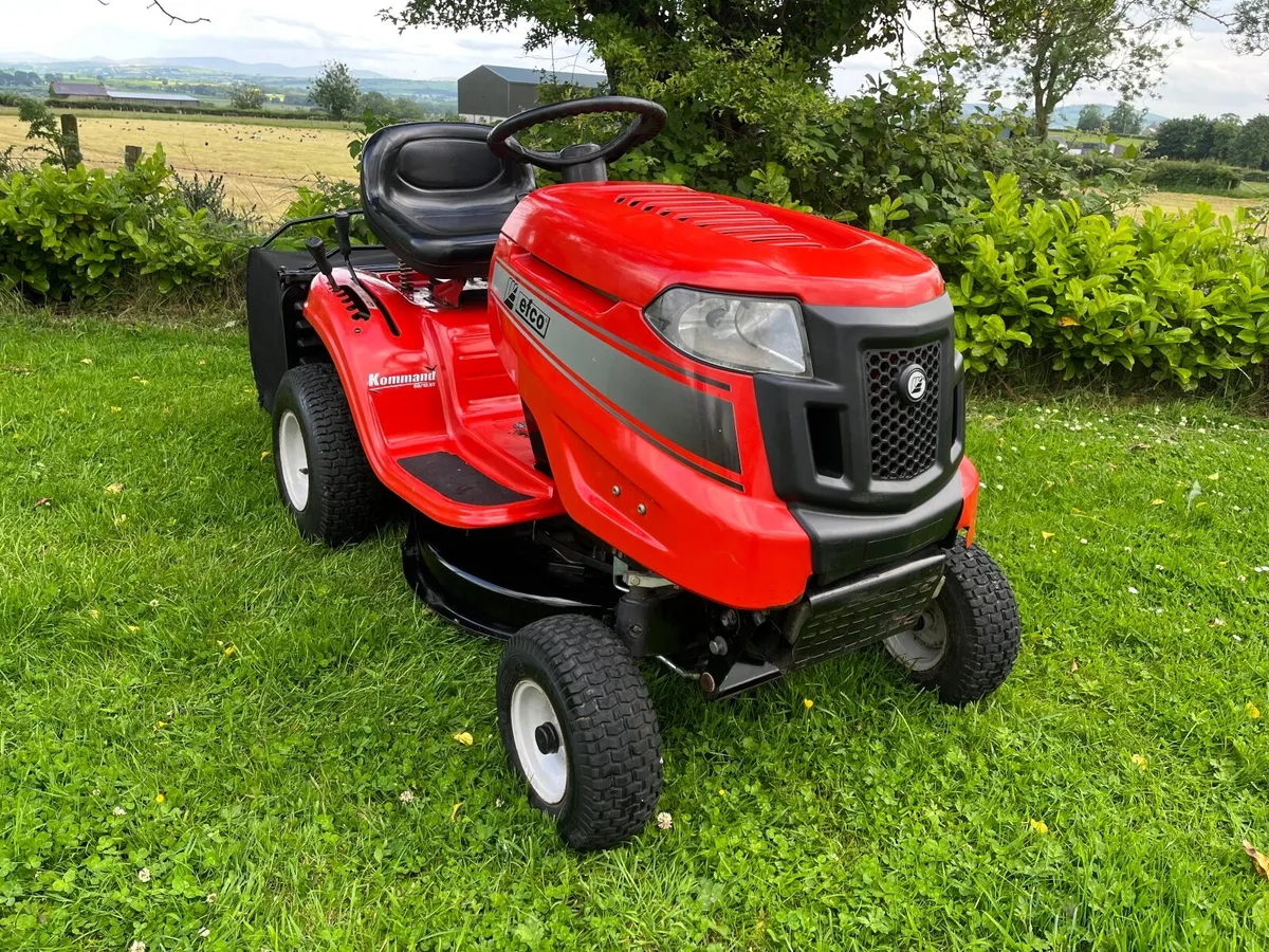Efco petrol ride on mower - Image 1