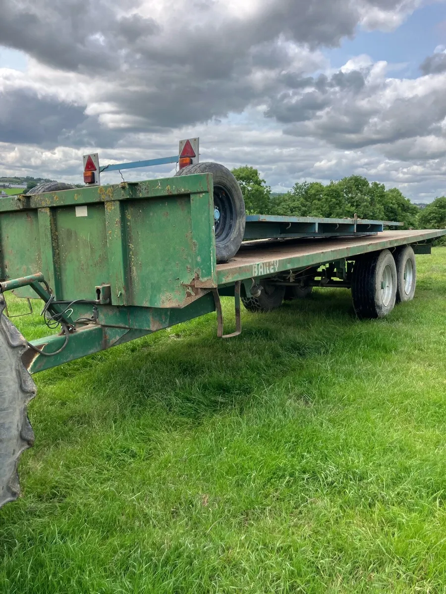 Bailey 25ft flat trailer - Image 1