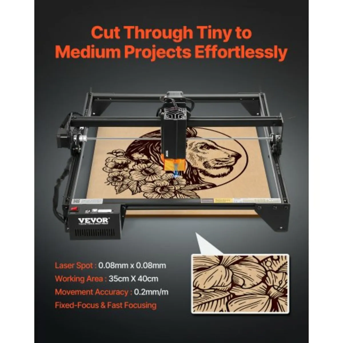 Laser Engraver Laser Engraving Machine 20W Compres - Image 4