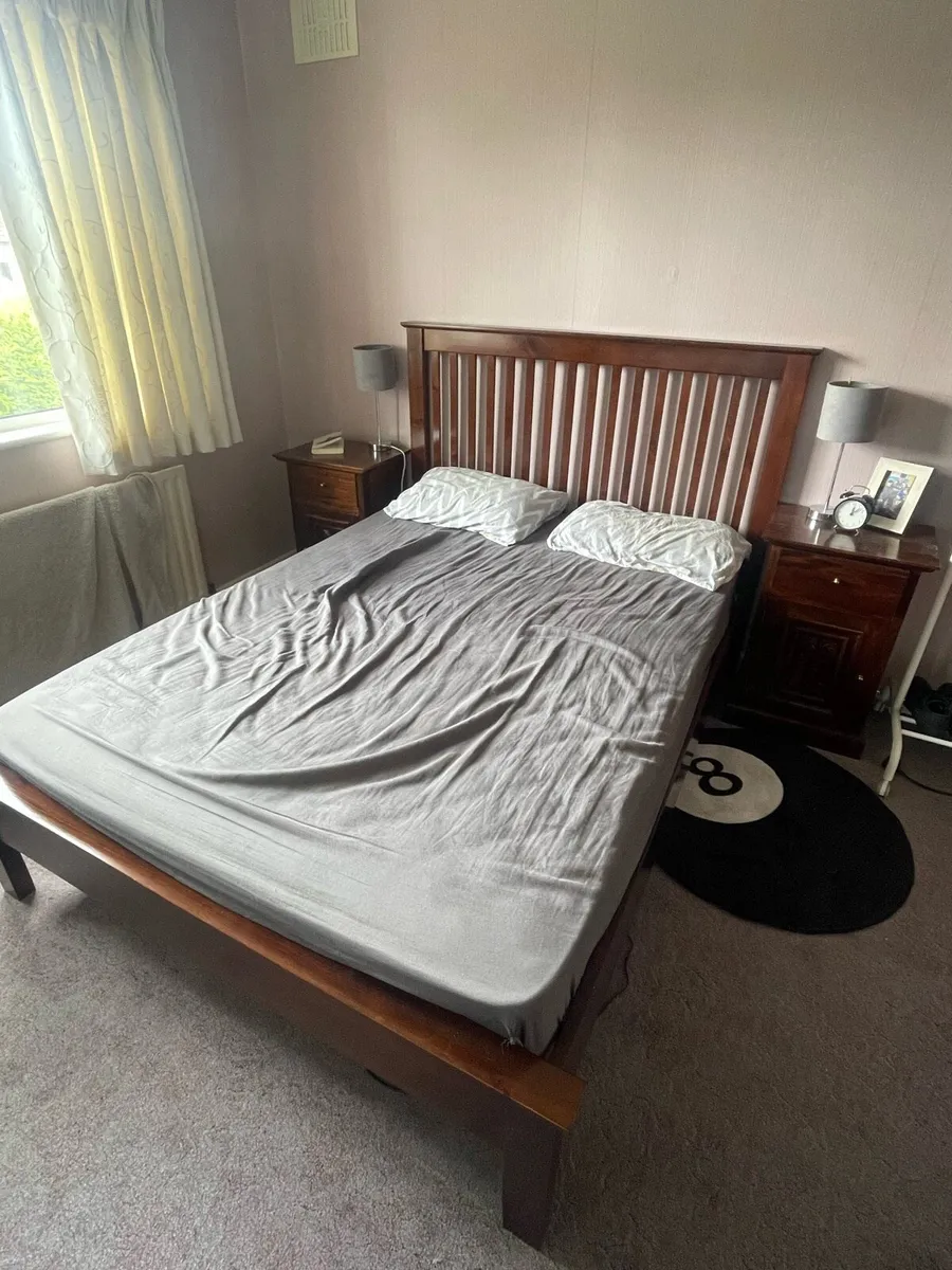 Solid Mahogany Bed - Image 2