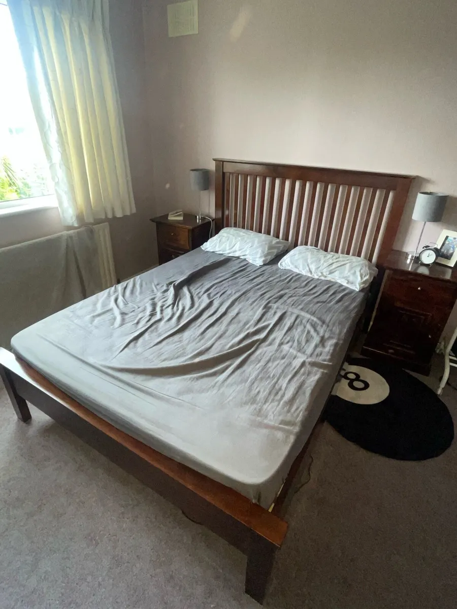 Solid Mahogany Bed - Image 3