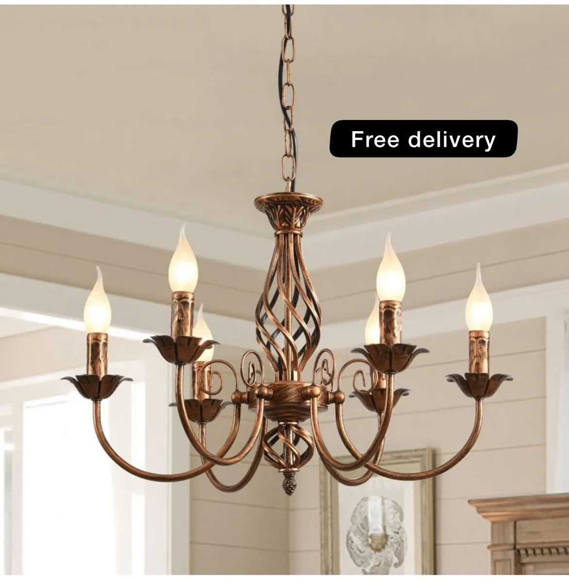 Traditional Country Style Chandelier - Image 1