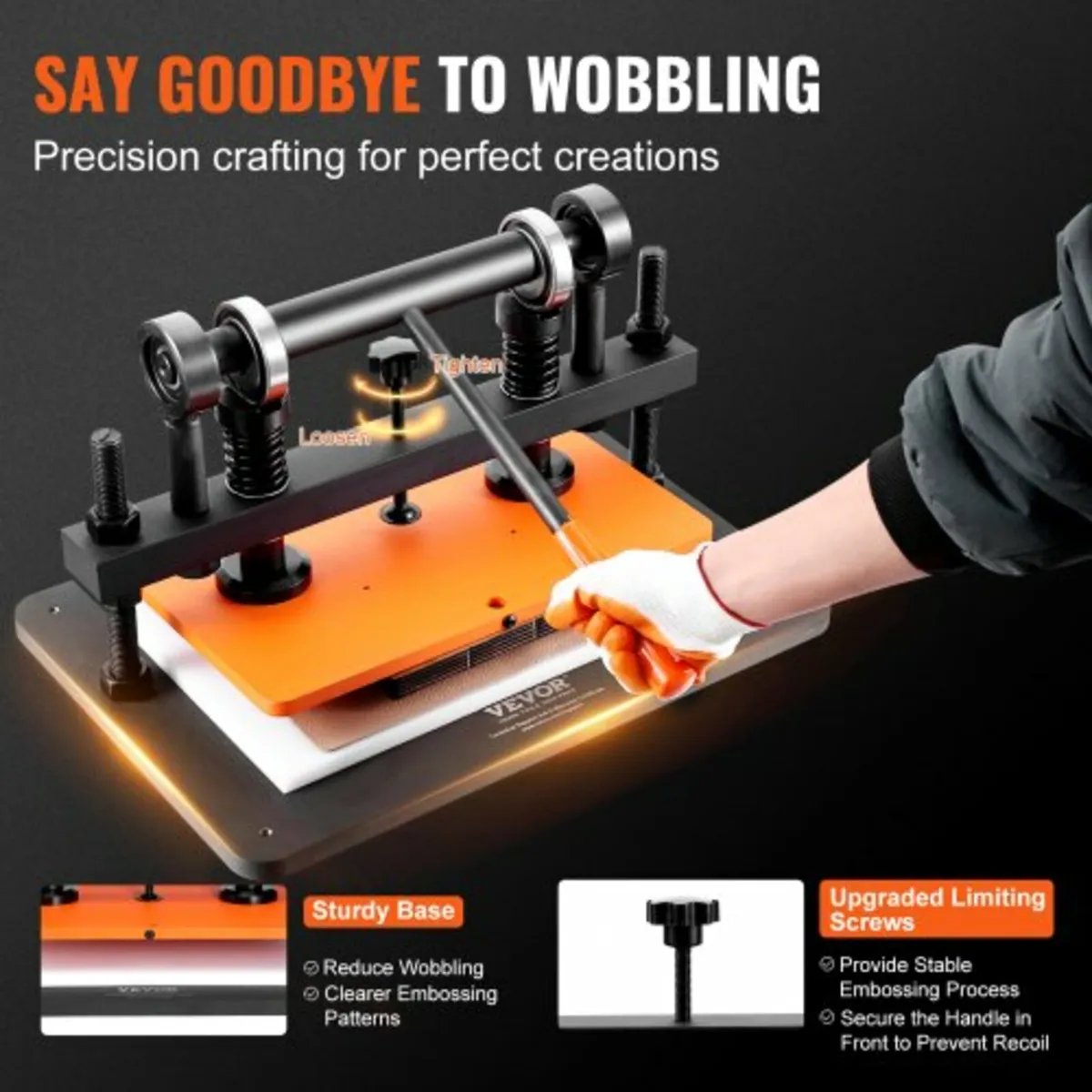 Leather Cutting Machine, 14.2 x 10.2 in Embossing - Image 3